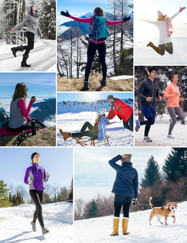 Miniatura 6 de Ewedoos - Leggings con forro de vellón y bolsillos para mujer, leggings térmicos de invierno para mujeres, pantalones de yoga y entrenamiento