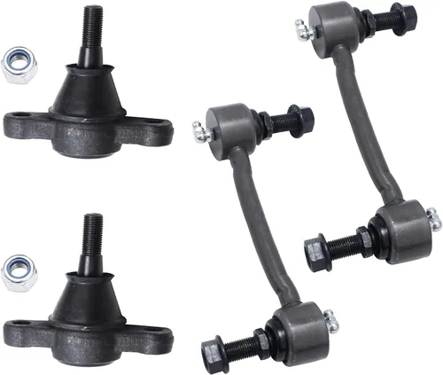 Miniatura 114 de Detroit Axle - Kit de extremo delantero RWD para Chrysler 300 Dodge Charger Challenger 2011-2014, 4 brazos de control inferiores, 2 eslabones