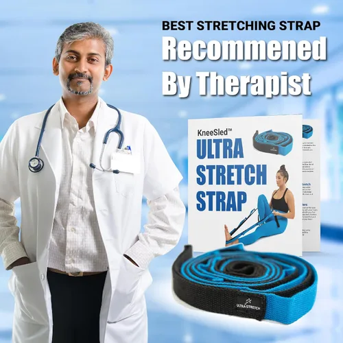 Miniatura 4 de KneeSled™ Ultra Stretch Strap La mejor opción para fisioterapia U.S.A.