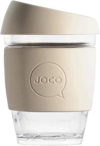 Miniatura 20 de JOCO Taza 4oz - Taza clásica reutilizable de vidrio de borosilicato eco-innovador - (Mood Indigo)