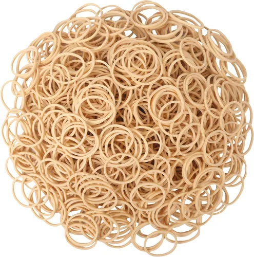 Miniatura 3 de AIWOQI Bandas de Goma Tamaño #10 Beige 760 piezas Aproximadamente 0.42 lb 1 pulgada Bandas Elásticas de Goma Marrón Claro #10 para Suministros