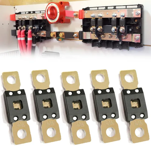 Miniatura 31 de PTT 2PACK MEGA/AMG 300Amp, 32V, Retardo de tiempo, Fusible de montaje de espárrago de alta corriente - Atornillado - Automotriz/Marina