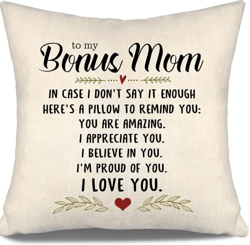 Miniatura 38 de En caso de que no lo diga lo suficiente aquí hay una almohada para recordarte que eres increíble, te aprecio, te quiero. Funda de almohada para tía