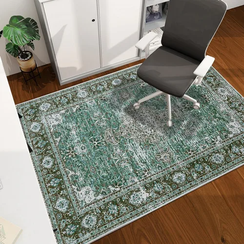 Miniatura 16 de chakme Tapete para silla de oficina para suelo de madera dura, 48 x 36 pulgadas, protector de escritorio de computadora de fácil deslizamiento