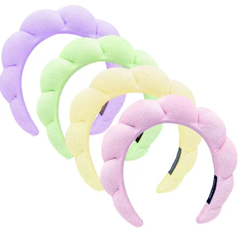 Miniatura 16 de Diademas de cuidado de la piel para el lavado facial, diademas de spa para lavar la cara, suaves diademas de cuidado de la piel y maquillaje