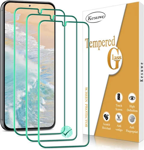 Miniatura 9 de Paquete de 3 protectores de pantalla de privacidad para Samsung Galaxy S23 5G, película de vidrio templado privado antiespía, compatible