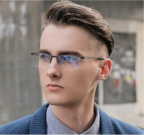 Miniatura 3 de 2020 Gafas de lectura bifocales cuadradas para hombre, lentes fotocromáticas, lentes de transición, presbicia, UV400