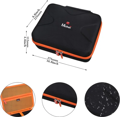 Miniatura 8 de Mchoi Estuche rígido adecuado para compresor de aire de inflador de neumáticos TEROMAS, bomba de aire portátil de CC/CA para neumáticos