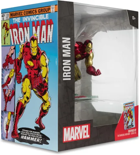 Miniatura 8 de McFarlane Toys - Figura posada a escala 1:10 de Marvel Iron Man con escena (The Invincible Iron Man #126)