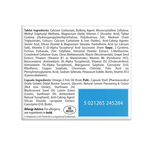 Miniatura 4 de Vitabiotics - Perfectil - Max - 84 Tabs/Caps