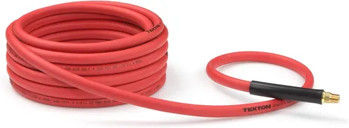 Manguera híbrida de aire de 3/8 pulgadas de D.I. y 50 pies de largo, 300 PSI, con extremos con pretratamiento metálico de1/4 de pulgada y