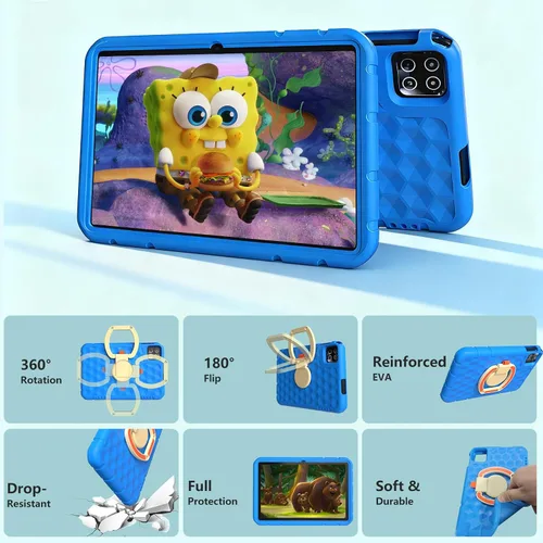 Miniatura 6 de NRKDUBQ 2025 Última Tablet de 10.1 Pulgadas para Niños Android 15 con Estuche Protector EVA Tablets para Niños con 20GB RAM 128GB Almacenamiento
