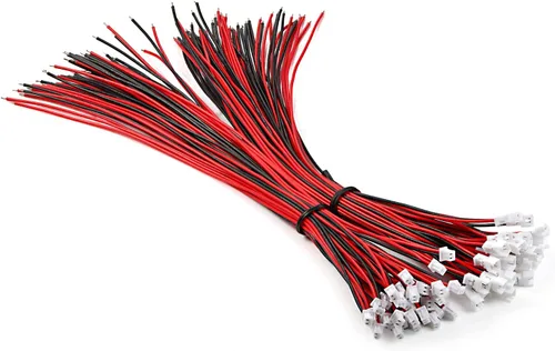 Miniatura 11 de Chanzon 5.9 in extra largo Jst1.0.984 in 2 Pin Micro Plug Conector con 5.906 in UL1007 alambre de cobre estañado 30 pares