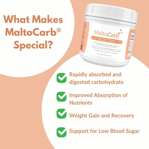 Miniatura 3 de MaltoCarb Maltodextrina en polvo, 16.01 oz Polvo de carbohidratos, energía sostenida, absorción rápida, sin gluten, a base de plantas