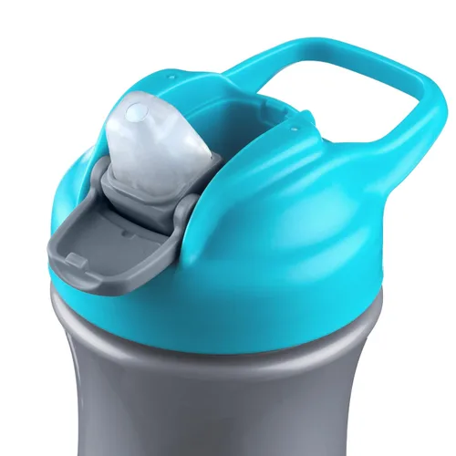 Miniatura 3 de Chicco Vaso para sorber de boquilla suave de 18 meses, botella de agua para niños pequeños de 12 onzas con diseño antiderrames, mango de fácil Verde
