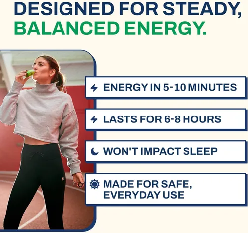 Miniatura 3 de Ethan's Organic Clean Energy Shots Piña, paquete de 12 unidades de 2 onzas, 150 mg de cafeína, té verde, guayusa, melena de león y cordyceps Sin