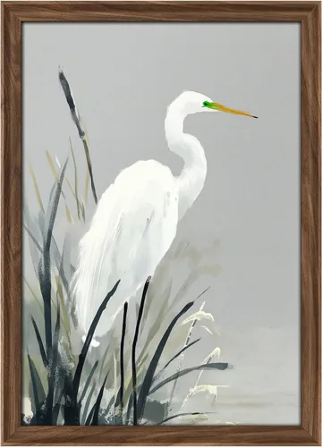 Miniatura 26 de MUDECOR Lienzo enmarcado prémium para pared, pinos nevados en bosque de invierno, ilustraciones modernas, arte contemporáneo, escénico, divertido