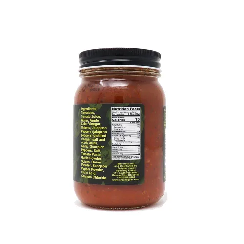 Miniatura 2 de Da'Bomb - Salsa de ajo y pimienta Scorpion - Botellas de 15.5 onzas - Fabricado en Estados Unidos con chiles Habanero y Jolokia - Sin OMG, sin