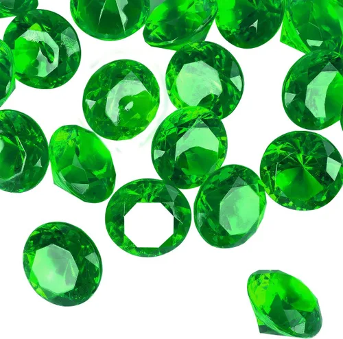 Miniatura 20 de Babenest - Relleno de jarrón de gemas falsas de diamantes acrílicos, 240 piezas de diamantes de imitación de 3/4 pulgadas, joyas de cristal