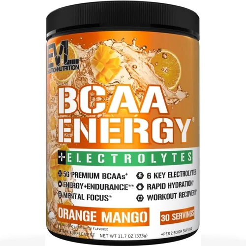 Miniatura 10 de EVL BCAAs Polvo de Aminoácidos - Polvo de Energía BCAA para Pre Entrenamiento para Recuperación Muscular, Crecimiento Delgado y Resistencia - Bebida