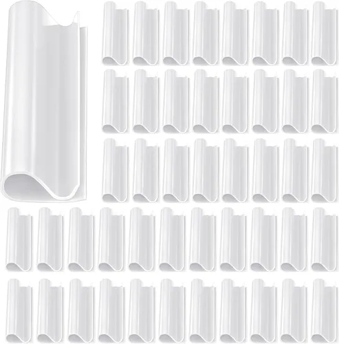 Miniatura 9 de Nuanchu Clips de cubierta de piscina para piscinas sobre el suelo, 3.15 pulgadas, resistente al viento, clips para piscinas sobre el suelo