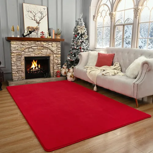Miniatura 27 de Amearea Alfombras modernas para dormitorio, sala de estar, alfombra de espuma viscoelástica gruesa de 4 x 6 pies, alfombra de espuma viscoelástica