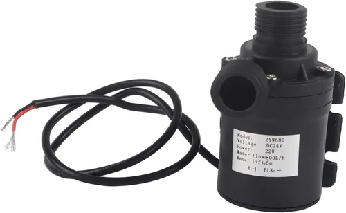 Miniatura 4 de Sumergible DC 24V Bomba de circulación de agua caliente Energía Solar Motor sin escobillas Acuario Sumergible 800L Bombas de agua de energía