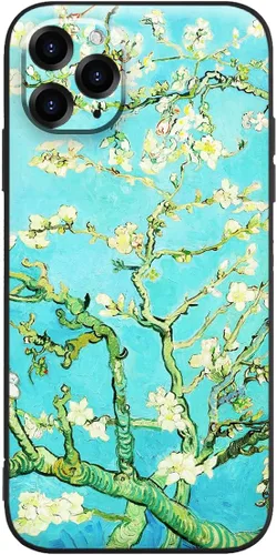 Miniatura 22 de Berkin Arts Funda de silicona compatible con iPhone 12 con protector de pantalla de flores ornamentales intrincadas rosas
