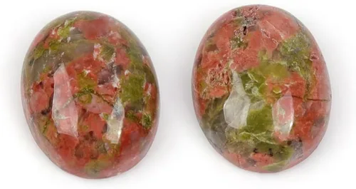 Miniatura 31 de GEM-Inside - Cuentas ovaladas sueltas de amatista, cabujón, cuentas naturales para joyería y anillos, colgantes, 0.236 x 0.315 pulgadas, 5