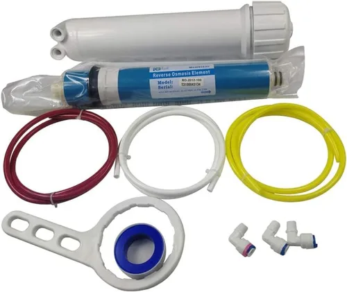 Miniatura 11 de Huining Paquete de 4 tubos de agua para membrana de ósmosis inversa Filtro de agua de membrana RO residencial Reemplazo Cartrige para sistema