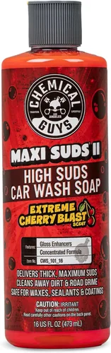 Chemical Guys CWS_101_16 Maxi-Suds II - Jabón espumoso para lavado de autos (funciona con cañones de espuma, pistolas de espuma o lavados de
