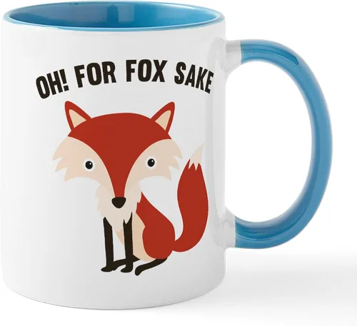 Miniatura 11 de CafePress Taza de café de cerámica For Fox Sake de 11 oz (11.0 fl oz)