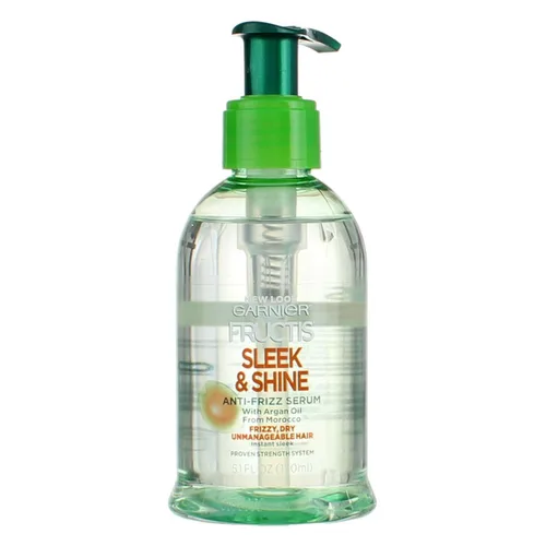 Miniatura 13 de Garnier Fructis Sleek & Shine - Suero antiencrespamiento para cabello seco, aceite de argán, 5.1 onzas líquidas, 2