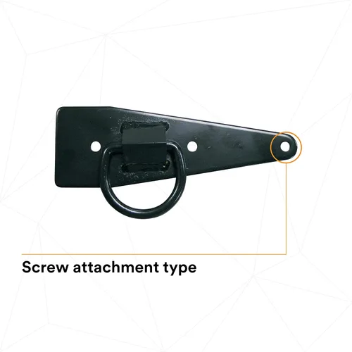 Miniatura 3 de 3M DBI-SALA 2103677 - Anclaje para techo, reutilizable, compacto para techos planos o inclinados de madera, con anilla en D, color negro