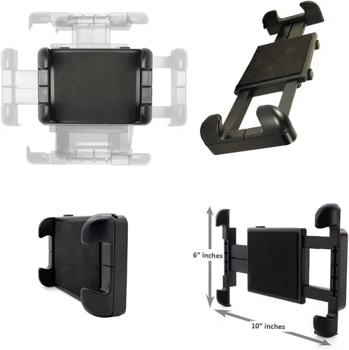 Miniatura 4 de Base de taladro de metal industrial para tableta/smartphone con brazo de taladro ELD AMPS de aleación de 8 pulgadas, soporte para iPad para pared