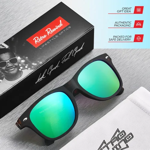 Miniatura 26 de Retro Rewind Lentes de sol para niños y niñas de 3 a 12 años, inastillables, UV400, lentes de sol para niños pequeños