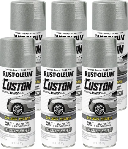 Miniatura 17 de Rust-Oleum 323349 - Pintura en aerosol de laca personalizada para automóviles, 11 onzas, color verde neón brillante, (paquete de 1 unidad)