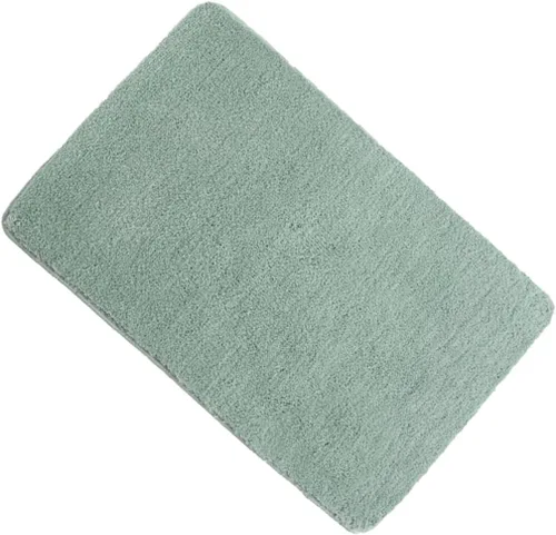 WOONEKY Tapete de baño antideslizante lavable de terciopelo para baño, antideslizante, absorbente, lavable a máquina, decoración del hogar