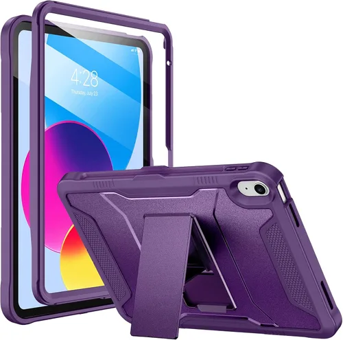 Miniatura 34 de Funda Soke para iPad (A16) de 11ª generación de 11 pulgadas 2025, iPad de 10ª generación de 10.9 pulgadas 2022, con protector de pantalla