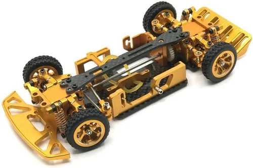 Miniatura 2 de Kit de coche de carreras WLtoys, RC Drift Car Metal Upgrade Swing Arm Steering Cup Shock Dog Bone Kit para WLtoys 1/28 284131 K969 K979 K989 K999