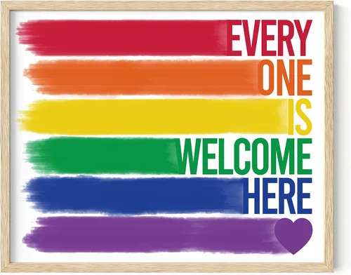 Miniatura 8 de HAUS AND HUES Pride Artwork - Arte de pared de arco iris, decoración de orgullo gay, decoración de pared, decoración del mes del orgullo, regalos