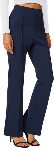 Miniatura 47 de Urban CoCo Pantalones de trabajo elásticos con corte de bota, pantalones de yoga pequeños para oficina casual