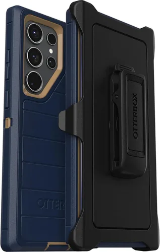 Miniatura 11 de OtterBox Funda para Galaxy S23 Ultra (Solo) - Serie Defender - Negro, Resistente y Duradero - con Protección de Puertos - Incluye Soporte con Clip