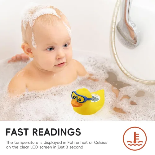 Miniatura 6 de b&h Termómetro de baño para bebés y termómetro de habitación, sensor mejorado, termómetro de temperatura del agua para bañera infantil, productos