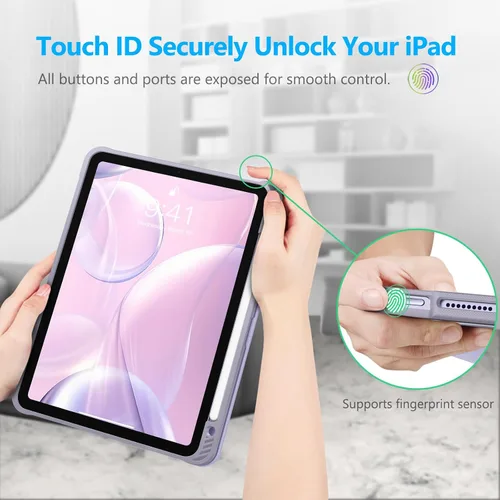 Miniatura 9 de Fintie - Funda SlimShell para iPad Air de 11 pulgadas M3 (2025) / M2 (2024), iPad Air de 5ª generación (2022) / 4ª generación (2020) de 10.9