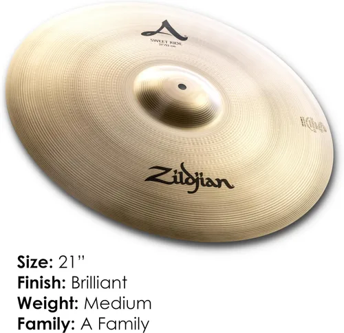 Miniatura 3 de Platillo Zildjian Serie A Sweet Ride - 21 InchBrilliant