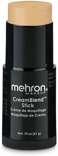 Miniatura 9 de Mehron Makeup CreamBlend Stick Base para rostro y cuerpo Barra de maquillaje profesional de cobertura completa 0.75 oz (21 g) (Dark 4)