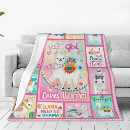 Miniatura 19 de Manta con texto en inglés «Just A Girl Who Loves Dinosaurs», bonita manta decorativa de dinosaurios, regalos para niñas, súper cálida, suave y Solo