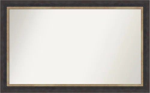Miniatura 136 de Amanti Art Espejo personalizado, espejo de baño negro Astor, espejo de pared o espejo de tocador de baño sobre el fregadero (25 x 25 pulgadas)