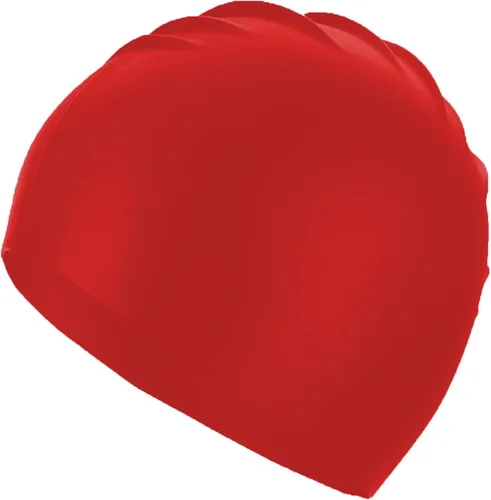 Miniatura 11 de Uttpll Gorro de natación de silicona impermeable, cómodo gorro de baño, gorro de natación para mujeres y hombres, gorra de baño impermeable Blanco